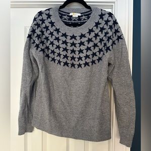 Boden star sweater, size large
